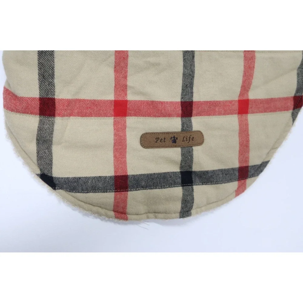 Pet Life Allegiance Classical‎ Plaided Insulated Dog Coat Jacket - Plaid - XL